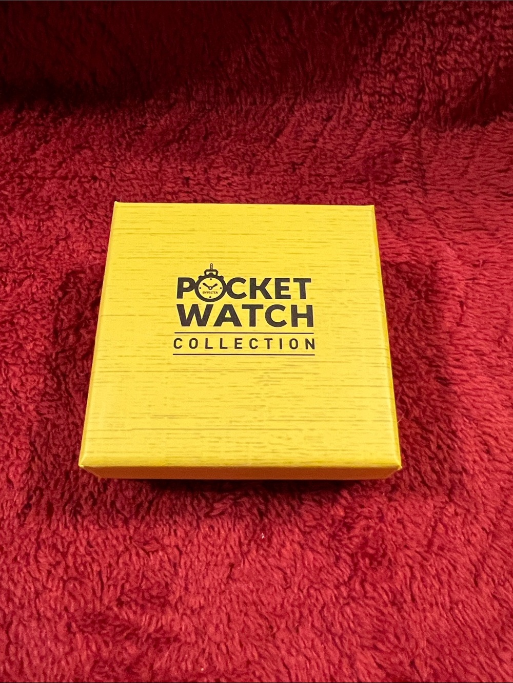 Invicta Gold-Tone Pocket Watch with White Dial and Chain - Picture 5 of 6